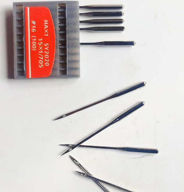 Sewing Machine Needle 16/100 (HA X 1, SY2020,15 X 1/705) 2 Set (20 Pcs)