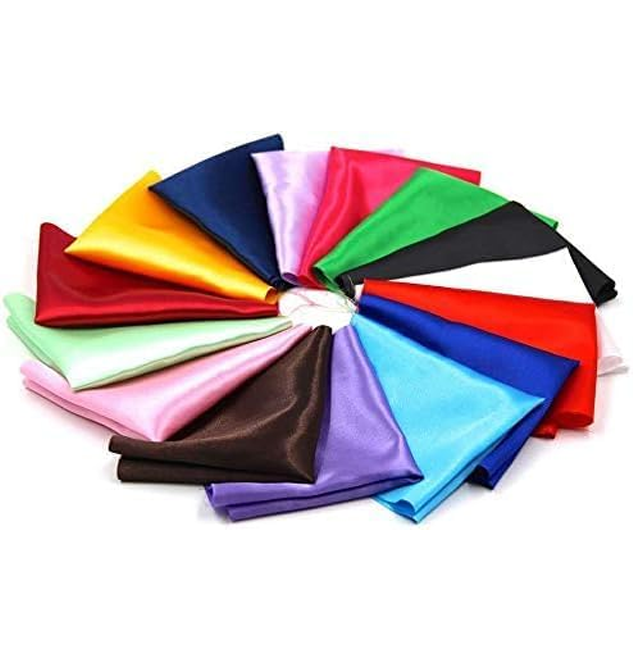 Plain Silky Shine Satin Fabric Material
