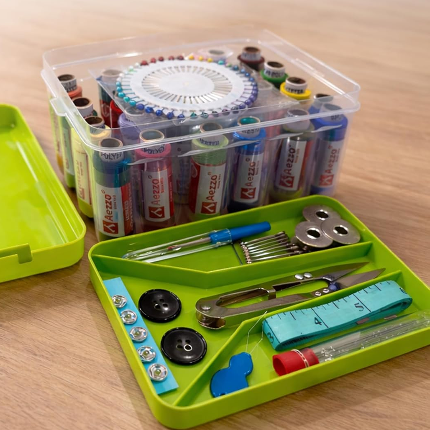 Double Layer Tailoring Sewing Kit Box