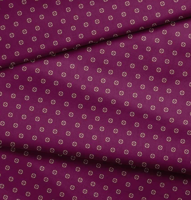 Chiffon Fabric Dot & Heart Print Fabric by 42 Inch Wide