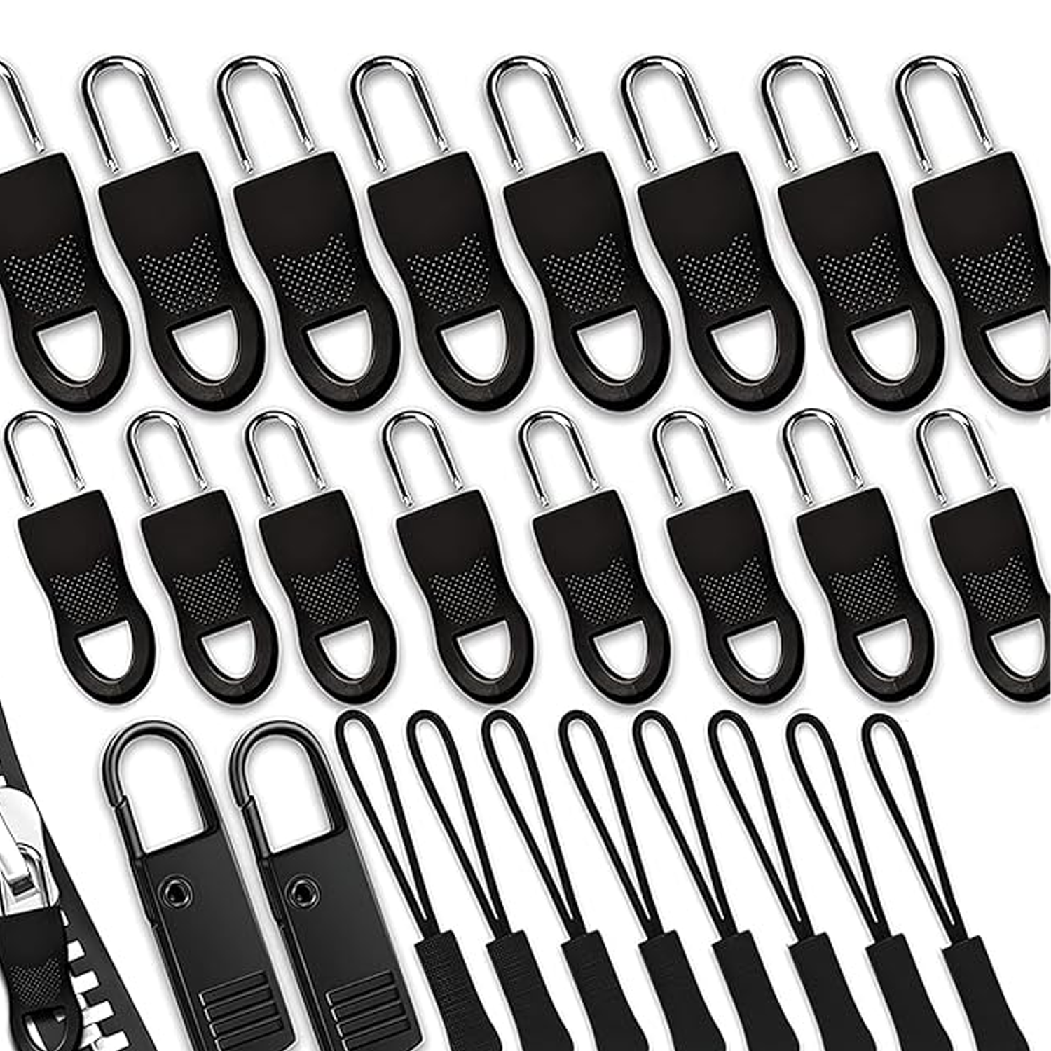 Ergonomic Zipper Puller Tabs