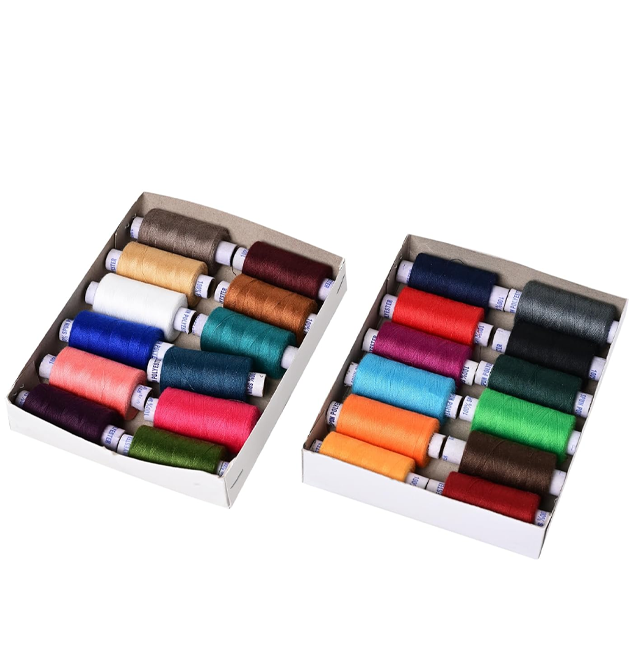 Cotton Threads For Fast Shade Spools For Machine Tailoring