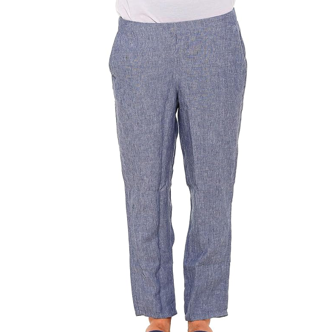Linen Chambray Solid Plus Size
