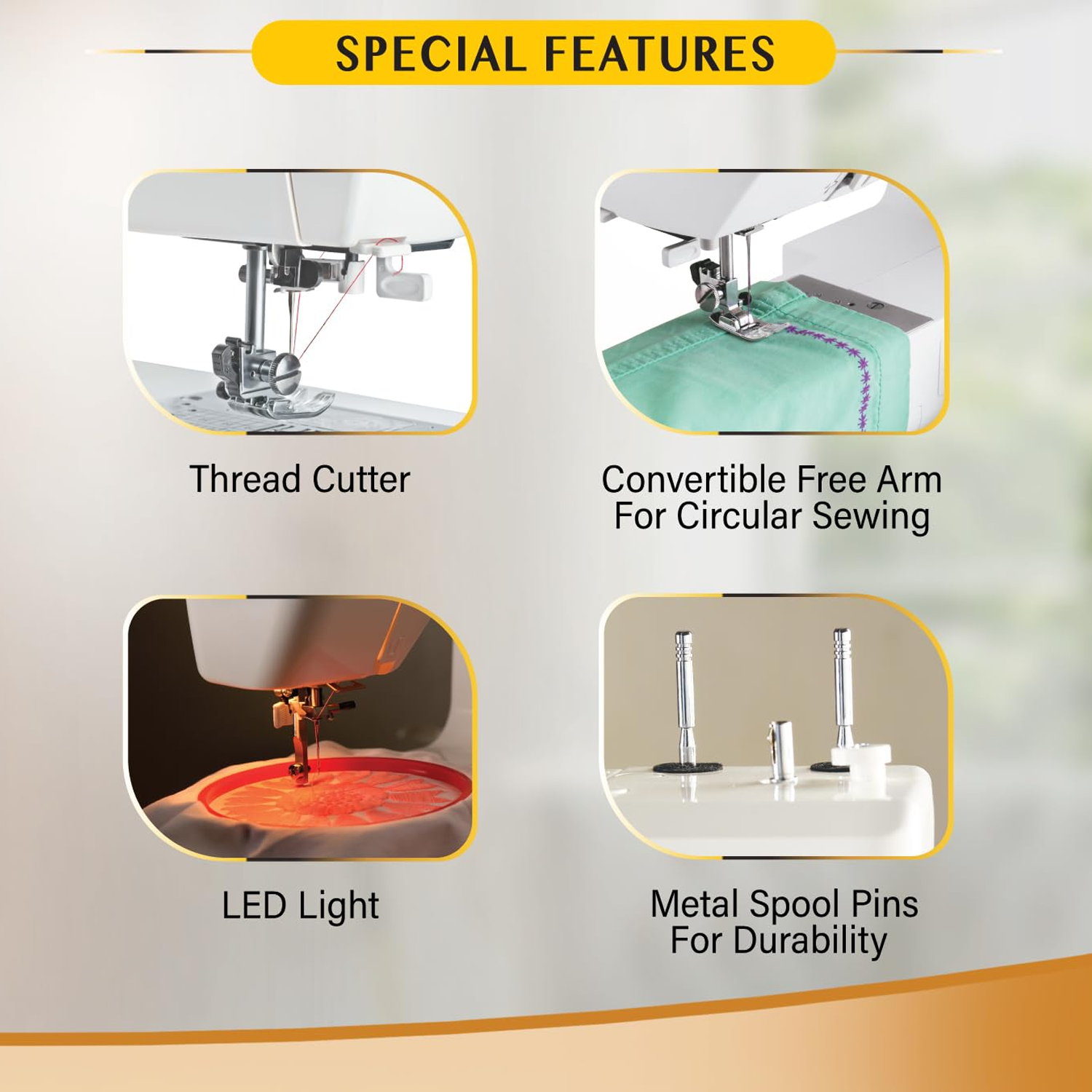 DLX Automatic Zig-Zag Electric Sewing Machine