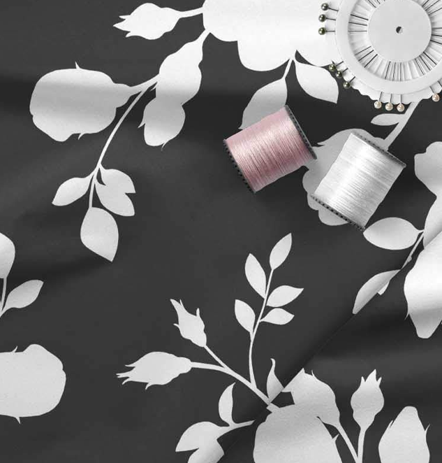Floral Artistic Print Sewing Fabric