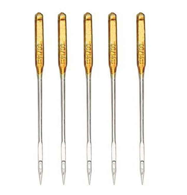 Regular Ball Point Sewing Machine Needles for Singer (90/14) - 50 Pieces