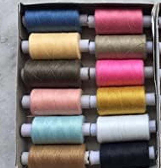 Cotton Threads Fast Premium Shade Spools for Machine and Hand Stitching, Tailoring