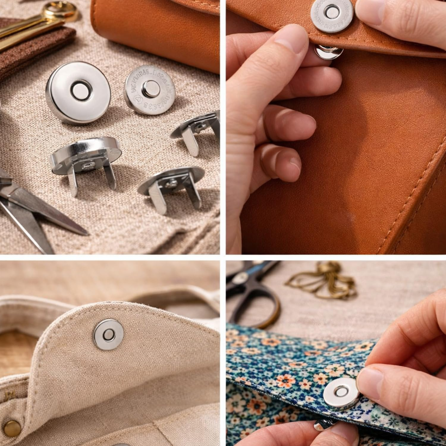 Euro Enterprise Silver Magnetic Button