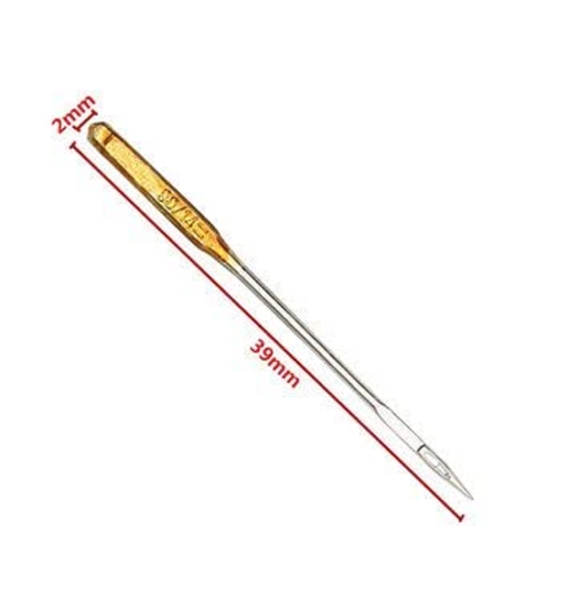 Regular Ball Point Sewing Machine Needles for Singer (90/14) - 50 Pieces