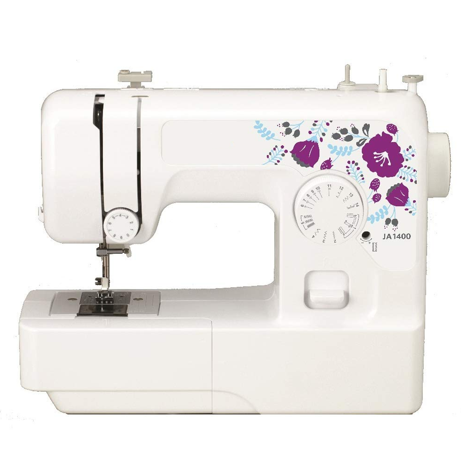 1400 Corded Electric Sewing Machine, White