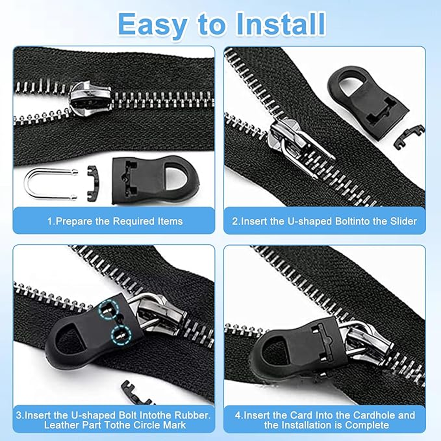 Ergonomic Zipper Puller Tabs