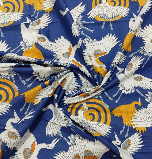 Pure Cotton Printed Unstitched Dress Material for Women
