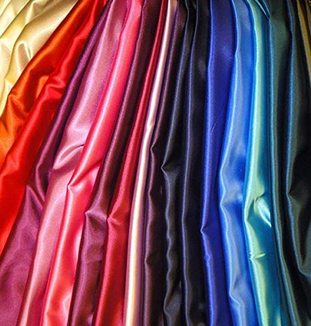 Fabrics Pale Lilac Silky Satin