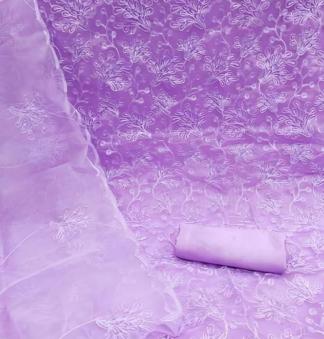 Women's Organza Embroidered