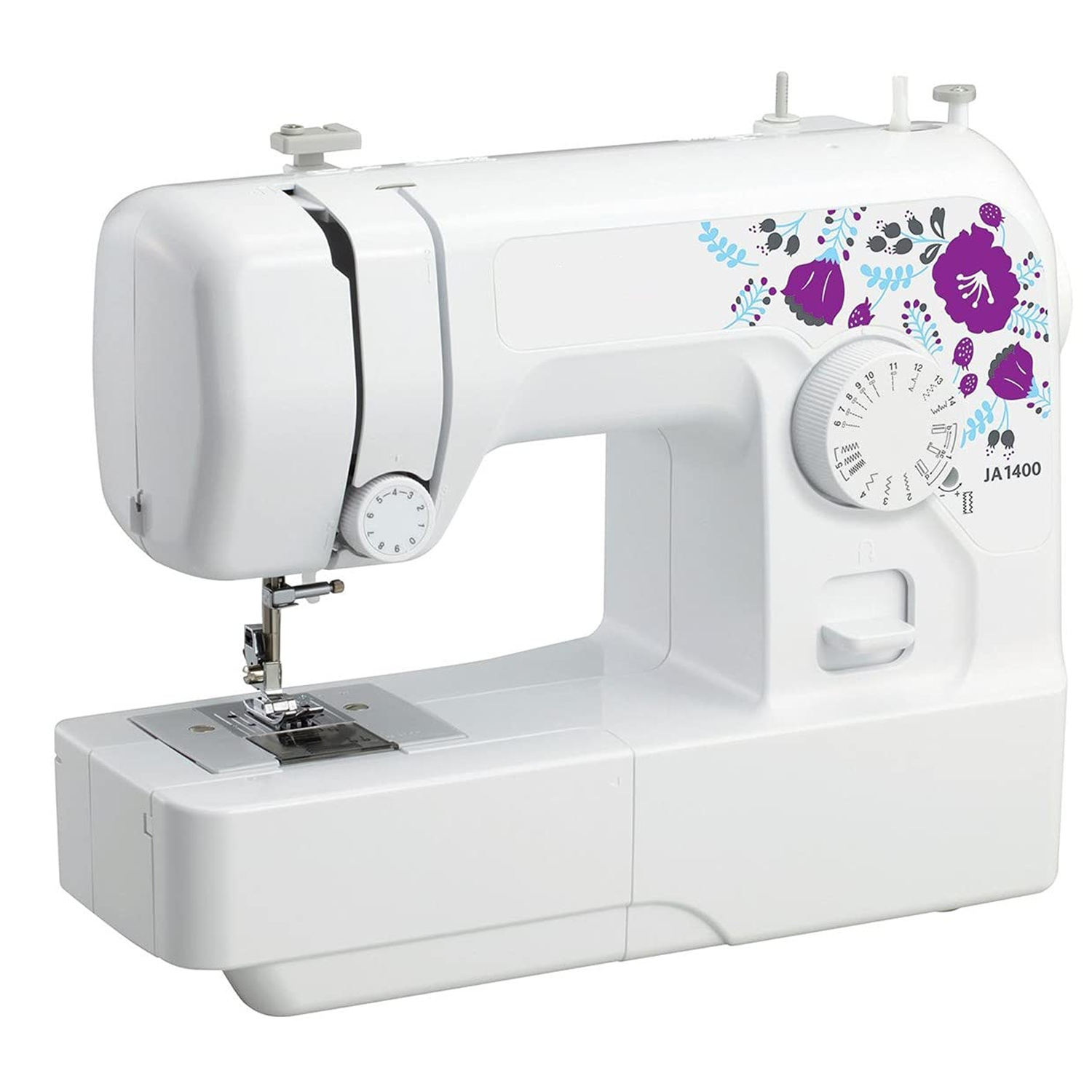 1400 Corded Electric Sewing Machine, White